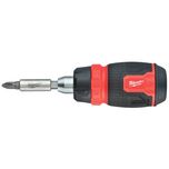 MILWAUKEE 8 IN 1 COMPACT RATCHETING MULTI-BIT SCREWDRIVER